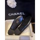 Chanel Glossy Black Chain Mary Jane - Imported Lamb Leather Upper with Ultra-Black Shine, Exquisite Lamb Leather Lining