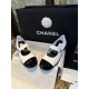 Chanel White Patent Leather Mary Jane - Black and White Calf Patent Leather Material Adds a Youthful Vibe