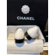 Chanel White Patent Leather Mary Jane - Black and White Calf Patent Leather Material Adds a Youthful Vibe