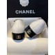 Chanel Platinum Mary Jane Lace-Up Shoes - European Vintage Charm with White and Black Goat Leather Combination