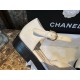 Chanel Platinum Mary Jane Lace-Up Shoes - European Vintage Charm with White and Black Goat Leather Combination