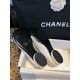 Chanel Black and White Pearl Mary Janes - Luxurious Black and White Contrast in Waxy Calf Leather, Round Toe for Youthful Look, Pearl-textured Small Heels with Exquisite Logo Detail, 