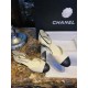 Chanel Black and White Color Block Mary Janes - Premium Feel of Fine Lamb Leather