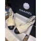 Chanel Black and White Color Block Mary Janes - Premium Feel of Fine Lamb Leather