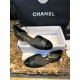 Chanel Glossy Black Mary Jane - Italian Imported Lamb Leather Combined with Patent Leather Toe, Classic Double C Logo, Embroidered Detailing ➕ Genuine Leather Sole