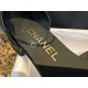 Chanel Glossy Black Mary Jane - Italian Imported Lamb Leather Combined with Patent Leather Toe, Classic Double C Logo, Embroidered Detailing ➕ Genuine Leather Sole