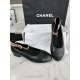 Chanel Color Block Mary Janes with Pearl Button -  Crafted Entirely from Italian 