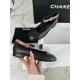 Chanel Color Block Mary Janes with Pearl Button -  Crafted Entirely from Italian 