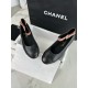 Chanel Color Block Mary Janes with Pearl Button -  Crafted Entirely from Italian 