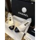 Chanel White Woolen Pearl Mary Janes - Crafted from Various Weights of Woolen Fabric, Contrast with Black Goat Leather