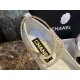 Chanel White Woolen Pearl Mary Janes - Crafted from Various Weights of Woolen Fabric, Contrast with Black Goat Leather