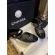 ChanelDiamond Checkered Black Mary Janes 