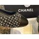 Chanel Black and White Checkered Tweed Pearl Mary Janes - Black and White Checkered Tweed Fabric Combined with Black Goat Leather Toe