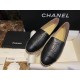 Chanel Black Sheepskin Espadrilles Shoes