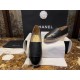 Chanel Black Sheepskin Espadrilles Shoes