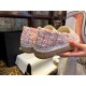 Chanel Sheepskin and Pink White Tweed Espadrilles Shoes