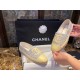 Chanel Yellow Multi-color Woven Espadrilles Shoes