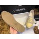 Chanel Yellow Multi-color Woven Espadrilles Shoes