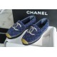 Chanel Velvet Gold Thread Espadrilles Shoes