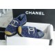 Chanel Velvet Gold Thread Espadrilles Shoes