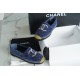 Chanel Velvet Gold Thread Espadrilles Shoes