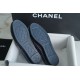 Chanel Velvet Gold Thread Espadrilles Shoes