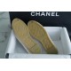 Chanel Black and White Sheepskin Espadrilles Shoes