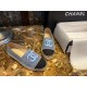 Chanel Blue Denim Espadrilles Shoes