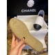 Chanel Diamond White Sheepskin Espadrilles Shoes