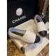 Chanel Diamond White Sheepskin Espadrilles Shoes