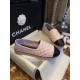 Chanel Diamond Pink: Sheepskin Espadrilles Shoes