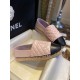 Chanel Diamond Pink: Sheepskin Espadrilles Shoes