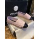 Chanel Diamond Pink: Sheepskin Espadrilles Shoes