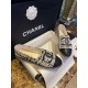 Chanel Sheepskin and Espadrilles Shoes