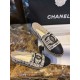 Chanel Sheepskin and Espadrilles Shoes