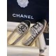 Chanel Sheepskin and Espadrilles Shoes