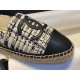 Chanel Sheepskin and Espadrilles Shoes