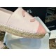 Chanel   Sheepskin Espadrilles Shoes