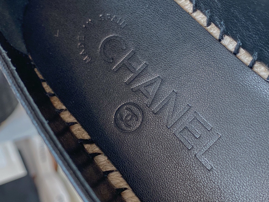 Chanel   Sheepskin Espadrilles Shoes