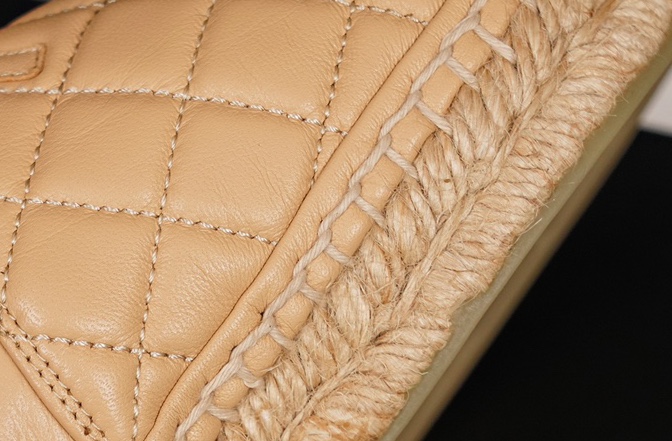 Chanel   Sheepskin Espadrilles Shoes