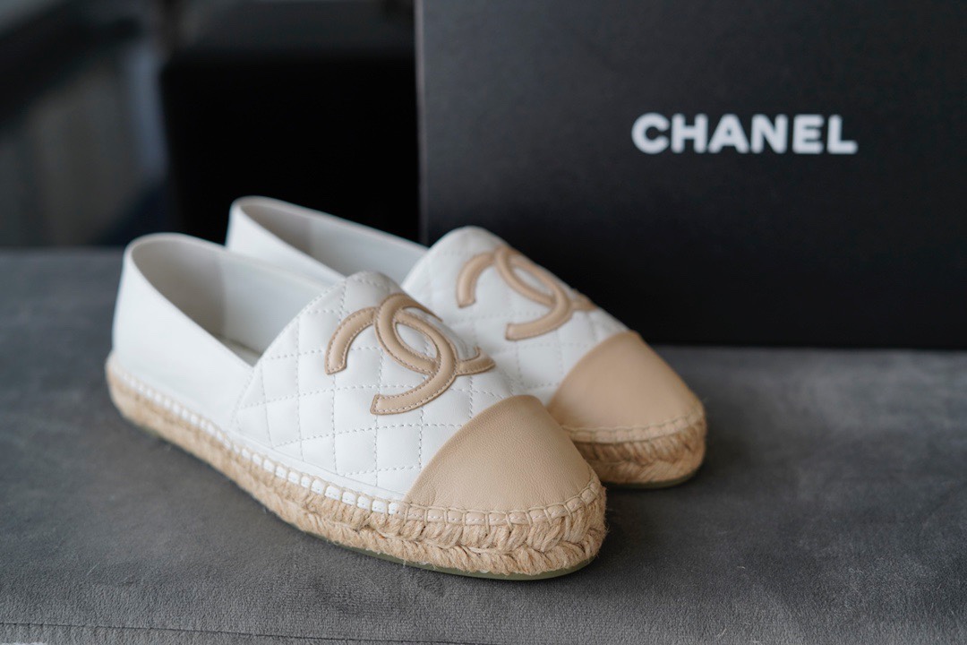 Chanel   Sheepskin Espadrilles Shoes