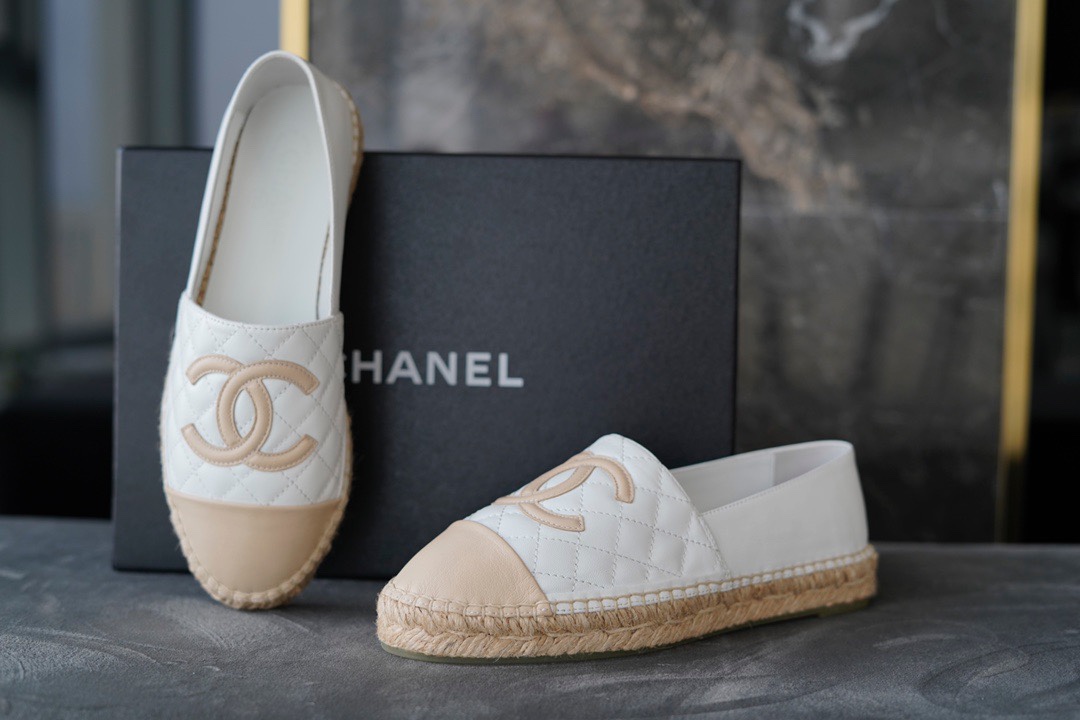 Chanel   Sheepskin Espadrilles Shoes