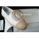 Chanel   Sheepskin Espadrilles Shoes