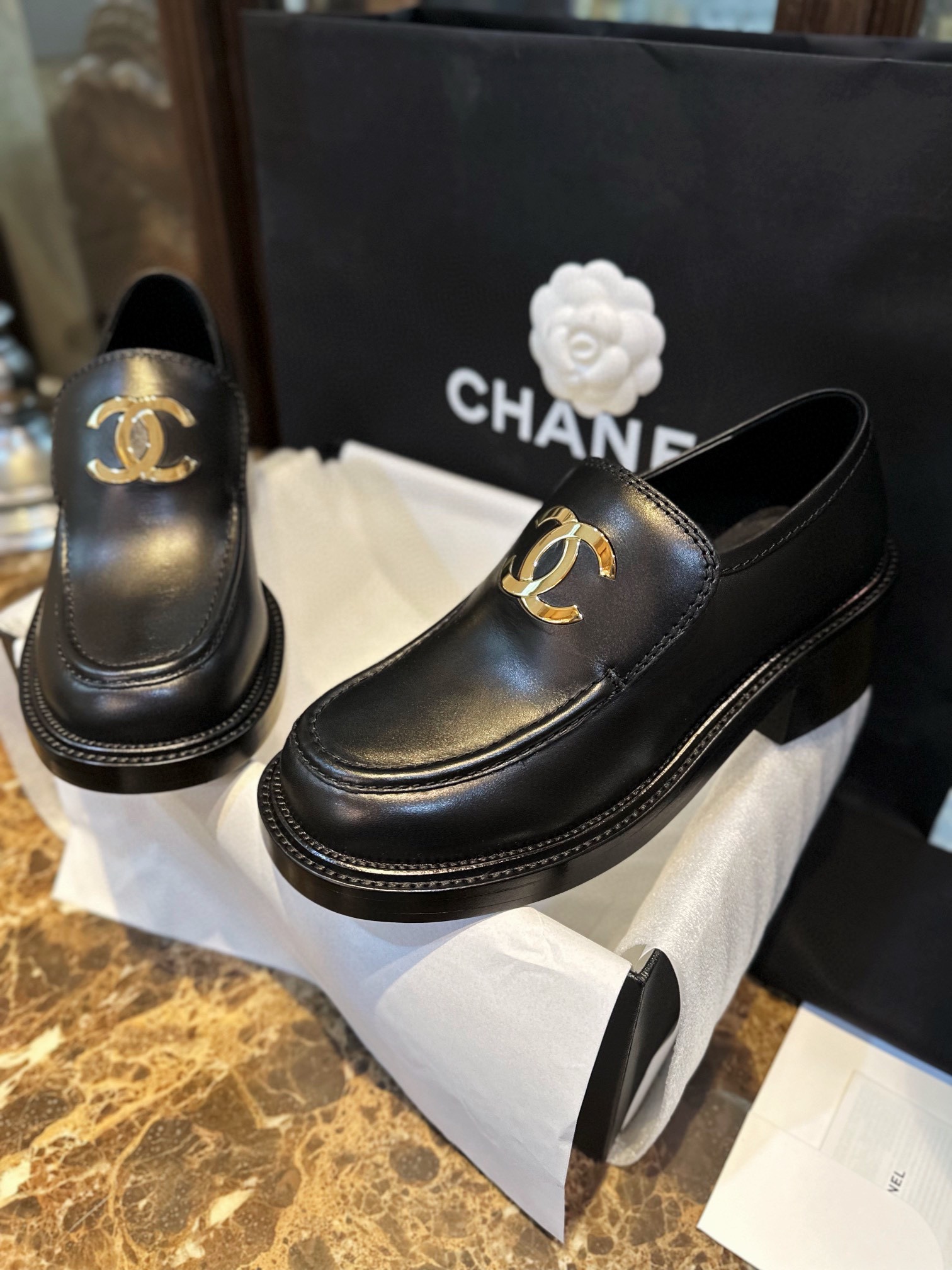 Chanel  Loafer Shoes