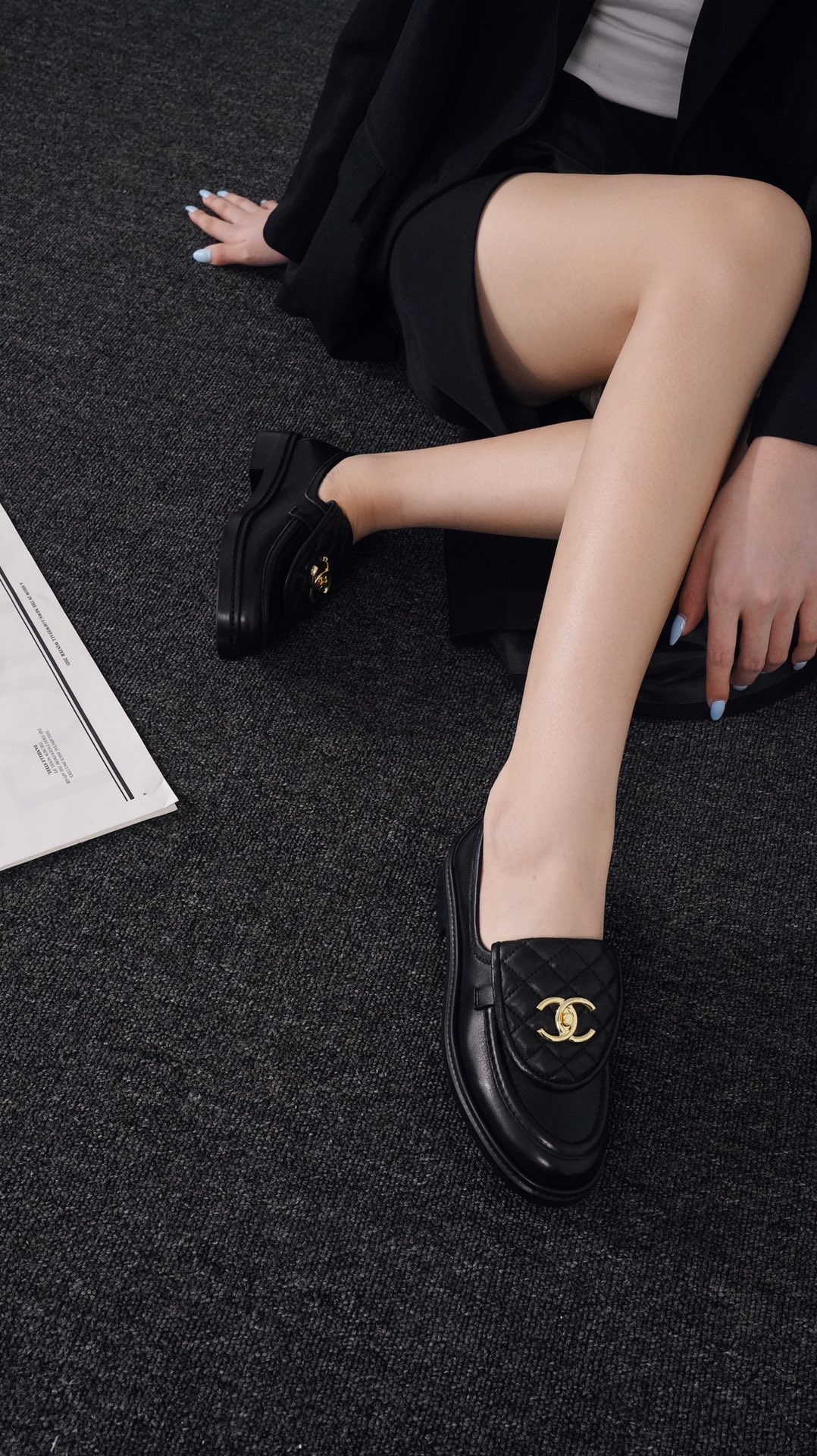 Chanel  Loafer Shoes