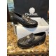 Chanel Diamond Heart Buckle Loafers