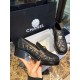 Chanel Diamond Heart Buckle Loafers