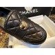 Chanel Diamond Heart Buckle Loafers