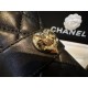 Chanel Diamond Heart Buckle Loafers