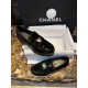 Chanel Patent Leather Heart Buckle Loafers